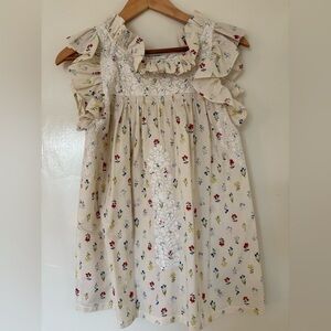 Mi Golondrina blouse in rare ditsy floral print